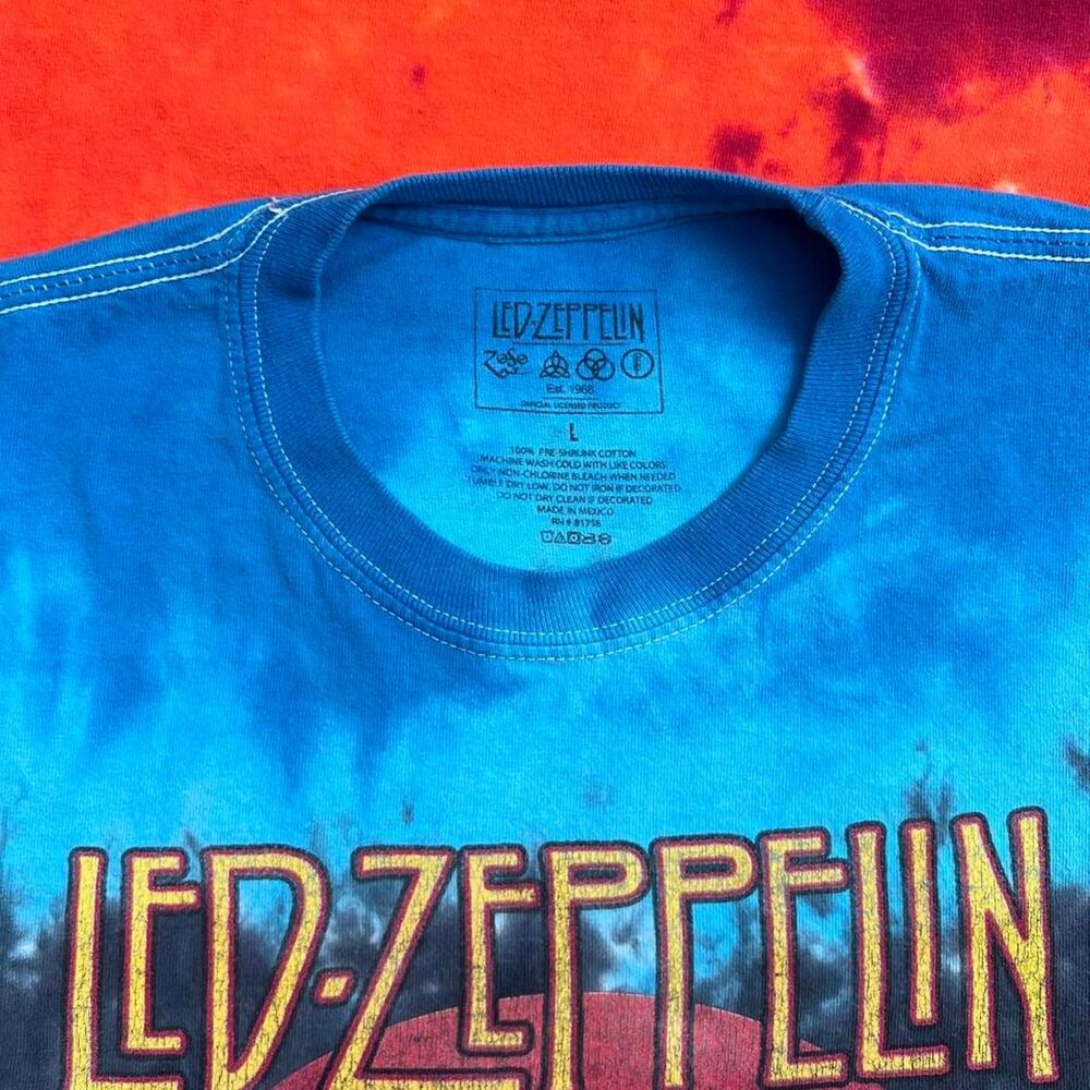 Led Zeppelin Long Sleeve Graphic Tee Men's Size Large - Picture 6 of 7